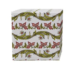 Набор салфеток из 4 шт., 100 % хлопок, 20x20 дюймов, цветочный 7