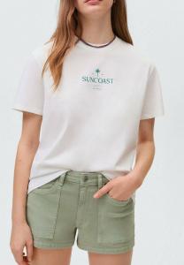 Джинсовые шорты UTILITYV Mango Kids, светло-зеленый