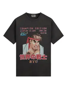 Футболка с принтом X Capcom ryu Kith, черный