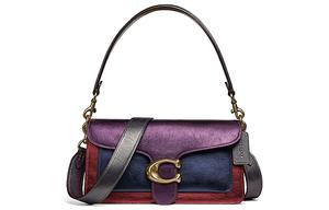 Сумка через плечо Tabby Multicolor из кожи цвета винного бога с оттенками фиолетового, синего и красного COACH