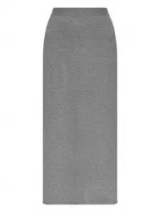 Юбка макси The Charlotta в рубчик Lisa Yang, серый