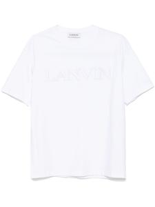 Футболка с вышитым логотипом Lanvin, белый