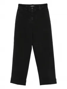 Брюки с манжетами Peserico, черный