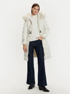 Пуховик узкого кроя Morgan, экрю