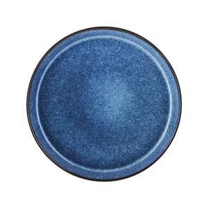 Тарелка Gastro черная/темно-синяя 27 см Bitz, голубовато-черный