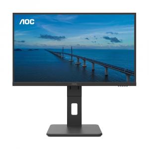Монитор игровой AOC U24P10R, 23.8", 4К 3840 x 2160, 60 Гц, IPS, черный