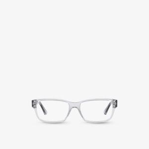 PR 18ZV очки в ацетатной оправе с оптическими линзами Prada, серый