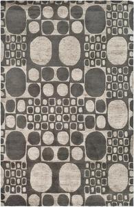 Ковер ручной работы SAFAVIEH, 110 x 171 см, Soho Collection Grey SOH652A из премиальной шерсти и вискозы