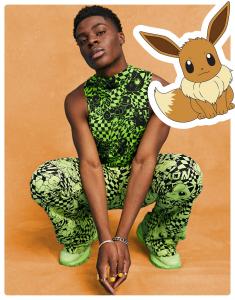 Укороченный жилет ASOS DESIGN с принтами Pokemon по всей поверхности ASOS DESIGN