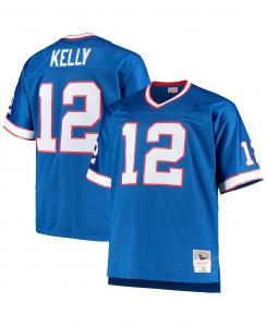 Мужская футболка jim kelly royal buffalo bills big and tall 1990 года, копия джерси для пенсионеров Mitchell & Ness