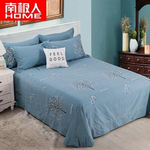 Antarctic Комплект постельного белья (простыня 245х270 см, 2 наволочки), хлопок, цвет Yushu Flower (Blue)