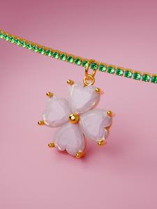 Колье Winx Club X Gadget4entertainment Flora Choker, позолоченное серебро