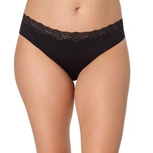 Женские кружевные бикини-трусики cheeky Maidenform, Black With Rose Gold
