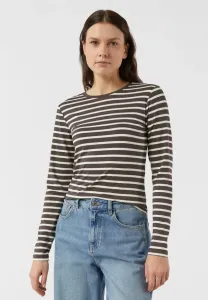 Футболка с длинными рукавами Comma, Dunkelbraun