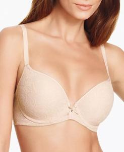 Бюстгальтер Lace Finesse Contour 853201 Wacoal, коричневый/бежевый
