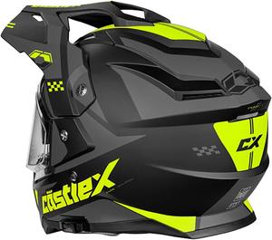 Шлем матовый Castle X CX200 Wrath Dual Sport Snow 2X-Large, черный / зеленый