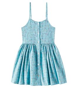 Платье из хлопка с принтом Io The New Society, Seahorses Print