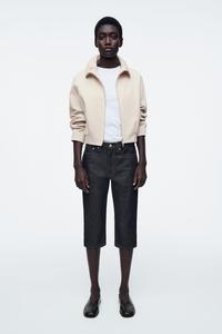 Джинсовые шорты до колен COS, индиго