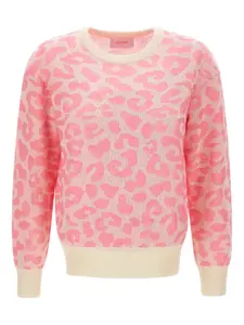Свитер с круглым вырезом Sun68, розовый