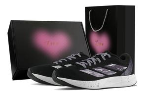 Adidas Кроссовки для тренировок и бега unisex Duramo RC с амортизацией, износостойкие, низкие, цвет purple black