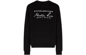 Футболка с принтом логотипа Martine Rose, черная