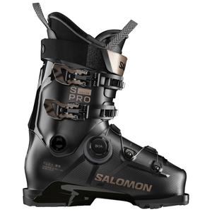 Женские горнолыжные ботинки Salomon S Pro Delta BOA 95 W GW, черный/розовый золотистый металлик