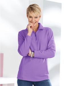 Флисовый свитер Sieh an!, сиреневый