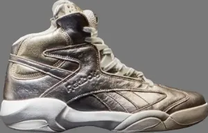 Кроссовки shaq attaq 'celebrate' Reebok, серебряный