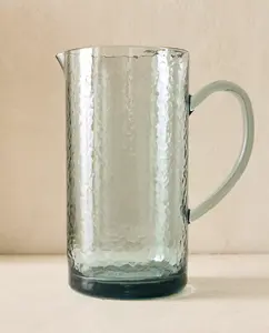 Кувшин Zara Home Acrylic Hammered, голубой
