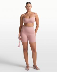 Шорты Nike x SKIMS Matte Women's High-Waisted 5" Biker, розовый