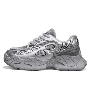 Кроссовки мужские толстые низкие Buffalo Bound, цвет Silver Gray