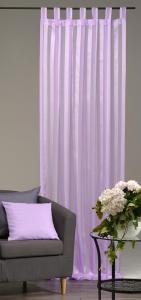 Декоративная штора на универсальной ленте, вуаль прозрачная B140 - L145, цвет: белый - жемчужно-белый. Haus und Deko, прозрачный