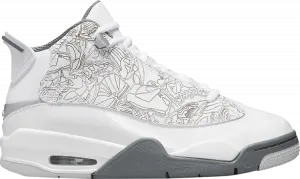 Кроссовки Jordan Dub Zero GS White Cool Grey, белый
