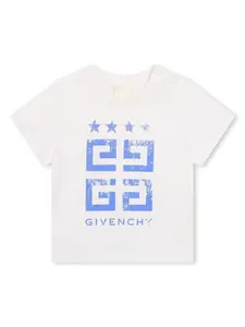 Футболка с логотипом 4G Givenchy Kids, белый