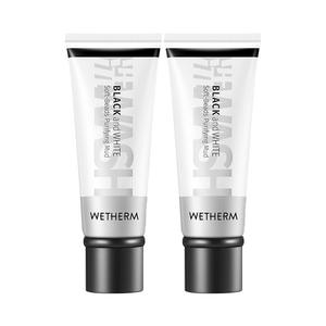 WETHERM Черно-белая очищающая пенка с мягкими гранулами и увлажняющим эффектом