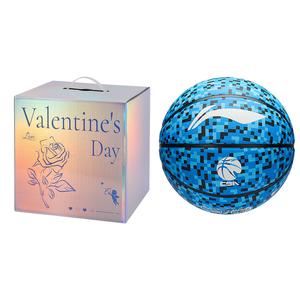 LINING Резиновый баскетбольный мяч china blue size 7 для тренировок и соревнований unisex