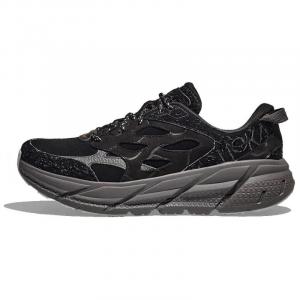 Clifton L Elite Terrain System Black Satellite Grey HOKA ONE ONE