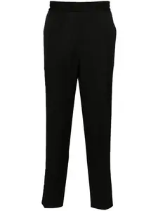 Шерстяные брюки с логотипом GOLDEN GOOSE, черный