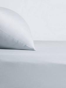 Роскошная простыня на резинке из египетского сатина 600 плотности John Lewis, Grey Mid