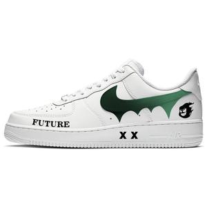 Кроссовки Nike Air Force 1 Skateboarding Shoes Unisex Low-top Black/white, белый