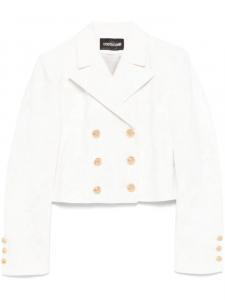 Льняной пиджак Roberto Cavalli, белый
