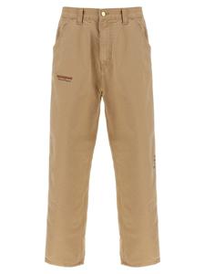 Брюки 'Single Knee Graphic' CARHARTT WIP, бежевый