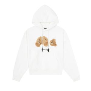 Худи Palm Angels Palm Angels Bear Hoodie 'White/Brown', белый