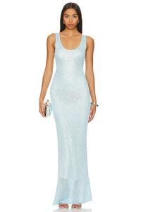 Платье Ana - baia blue sequin Asta Resort, baby blue sequin