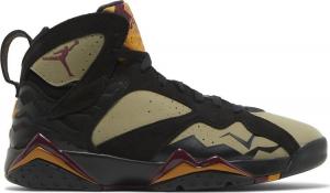Кроссовки Air Jordan 7 Retro Black Olive, черный