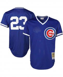 Мужская ryne sandberg chicago cubs cooperstown authentic collection throwback replica jersey - royal blue Mitchell & Ness, мульти