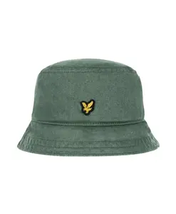 Зеленая хлопковая кепка с принтом для мужчин Lyle & Scott, зеленый