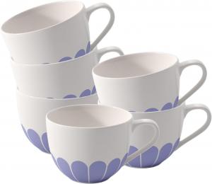 Набор чашек кофейных Villeroy & Boch Fleur Couleur, 6 предметов, 160 мл, синий