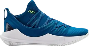 Кроссовки Under Armour Curry 5 GS Blue, синий