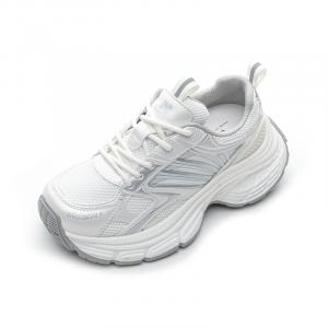 BENZI Женские противоскользящие износостойкие дышащие легкие утепленные низкие массивные кроссовки Pearl White, цвет Pearl White